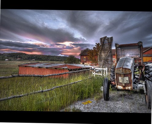  Трактор и пейзажи(фото)