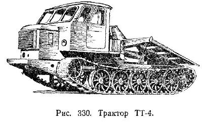 Гусеничный трелевочный трактор ТТ-4